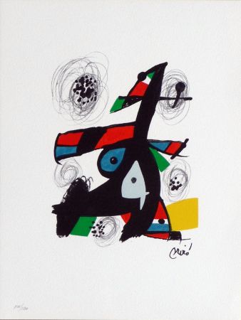 Lithograph Miró - La Melodie Acide (M. 1216)