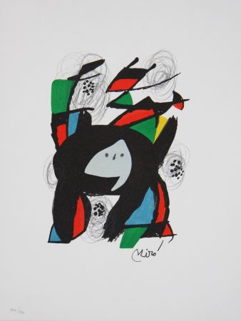 Lithograph Miró - La Melodie Acide (M. 1219)