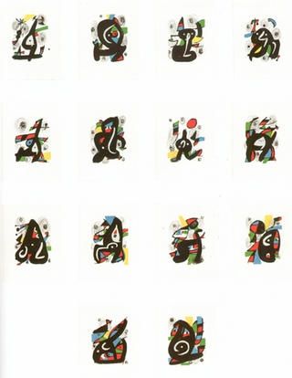 Lithograph Miró - La melodie àcide