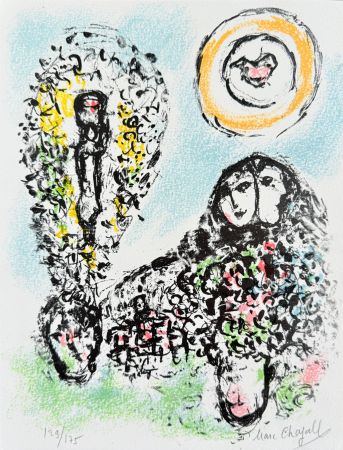 Lithograph Chagall - La Mise en Mot