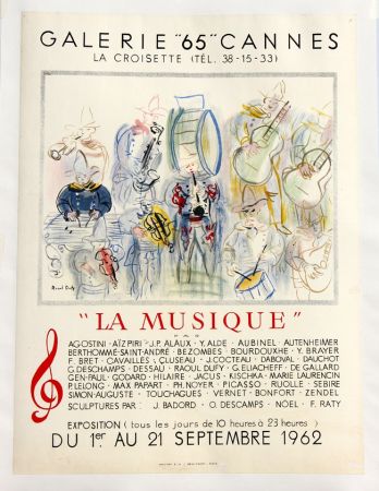 Poster Dufy - La  Musique