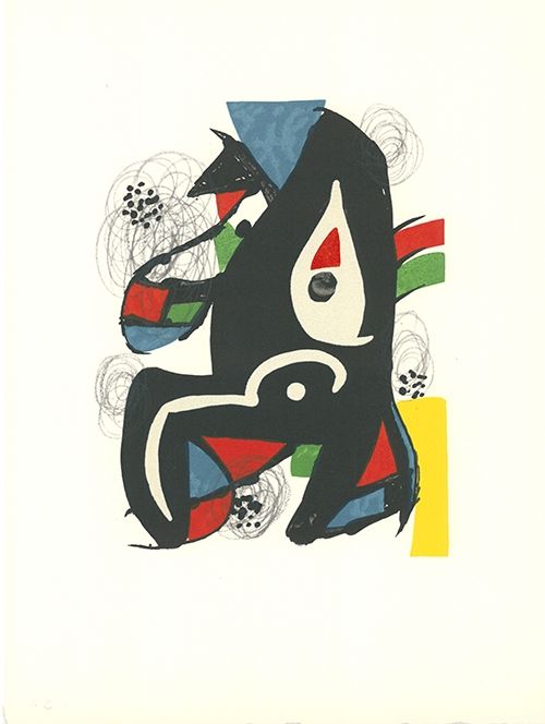 Lithograph Miró - La mélodie acide - 10