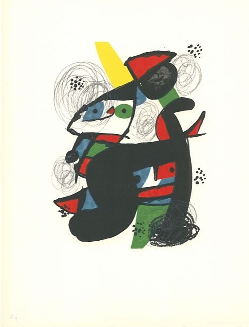 Lithograph Miró - La mélodie acide - 11