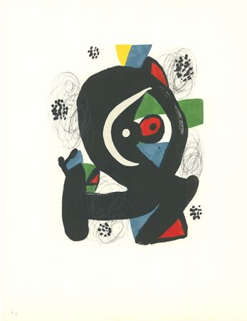 Lithograph Miró - La mélodie acide - 2