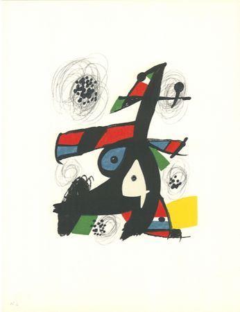 Lithograph Miró - La mélodie acide - 5