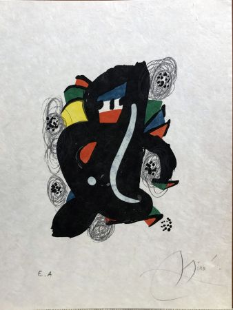Lithograph Miró - La mélodie acide - 6