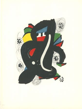 Lithograph Miró - La mélodie acide - 6