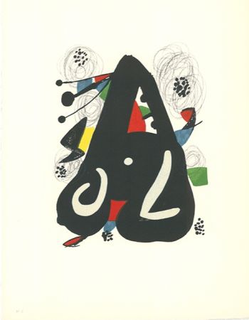 Lithograph Miró - La mélodie acide - 9