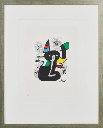 Lithograph Miró - La Mélodie Acide, Planche III