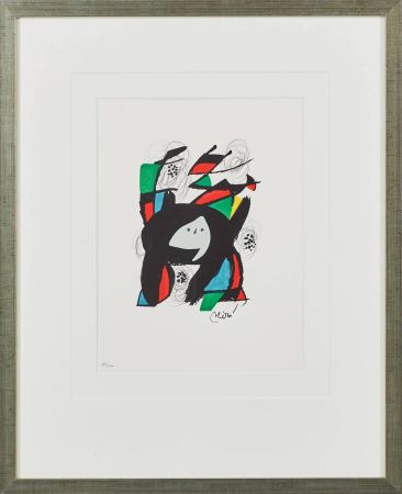 Lithograph Miró - La Mélodie Acide, Planche VIII