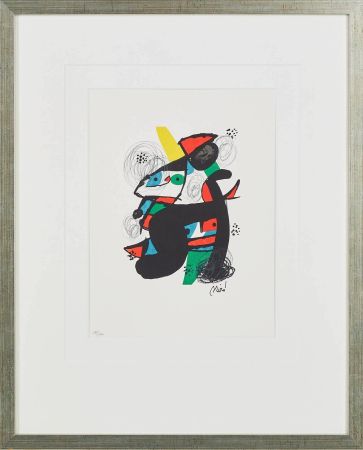 Lithograph Miró - La Mélodie Acide, Planche XI