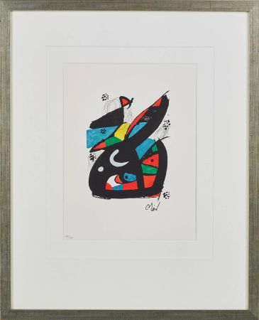 Lithograph Miró - La Mélodie Acide, Planche XIII