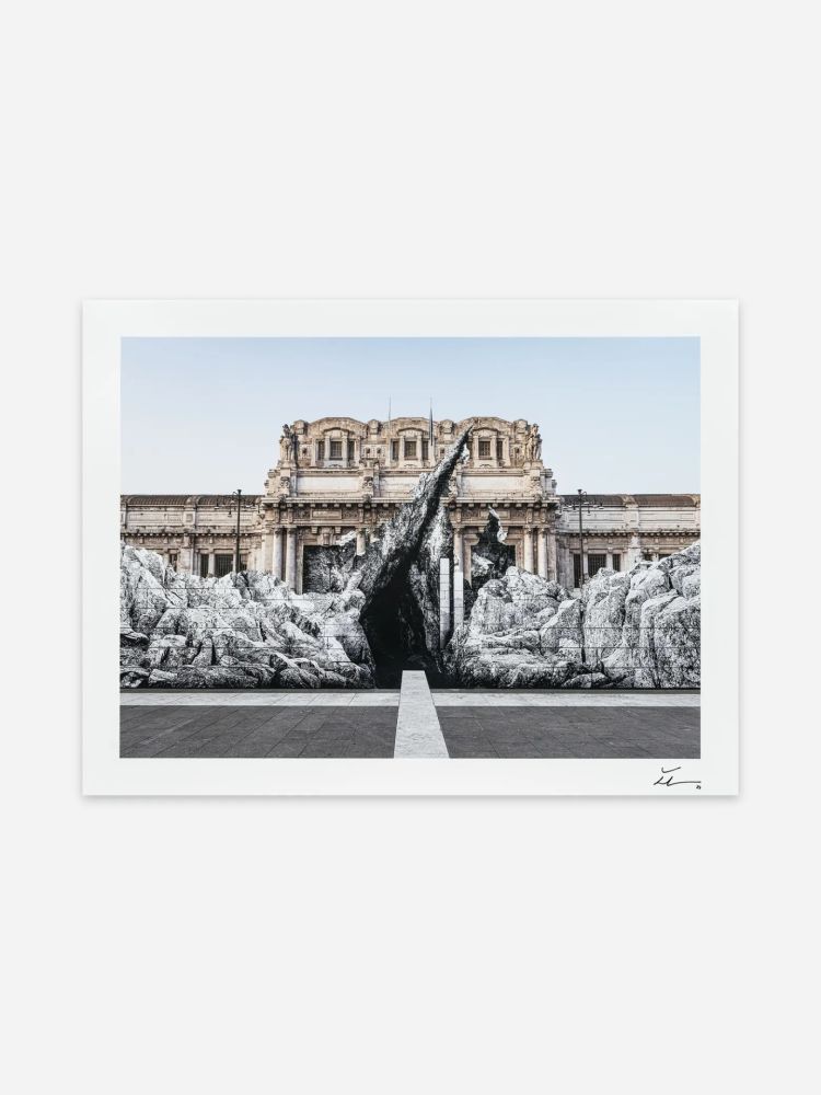 Lithograph Jr - La Nascita, Milano Centrale, Italie