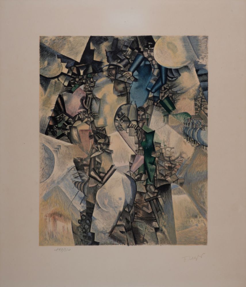 Lithograph Léger (After) - La Noce, vers 1950