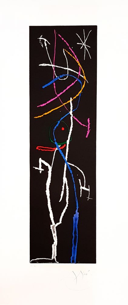 Etching Miró - La nuit étroite
