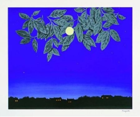 Lithograph Magritte - La page blanche, 1967
