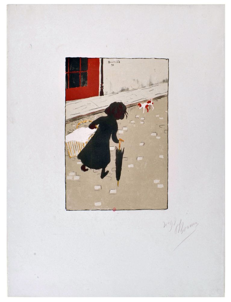 Lithograph Bonnard - La petite Blanchisseuse