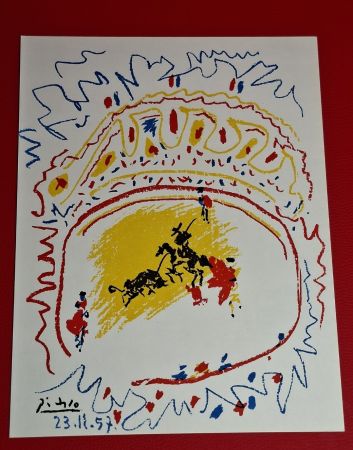 Lithograph Picasso - La Petite Corrida 1957