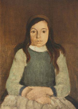 Lithograph Matisse - La petite fille au serre-tête (Nini Bétron)