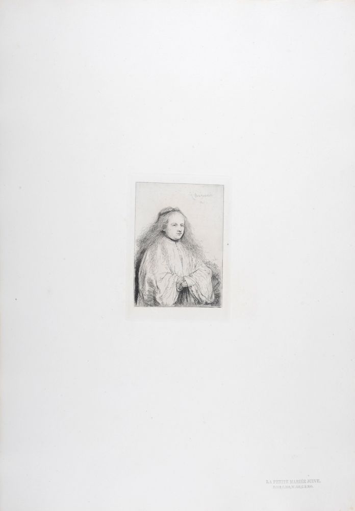 Rotogravure Rembrandt - La petite mariée juive