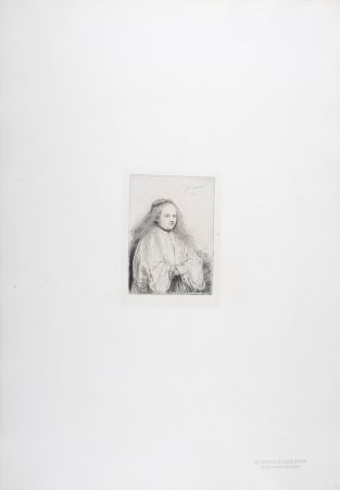 Rotogravure Rembrandt - La petite mariée juive