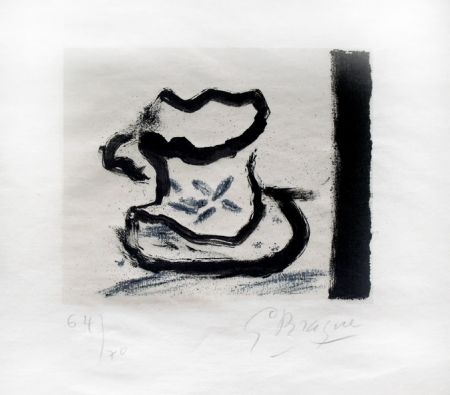 Lithograph Braque - La petite tasse