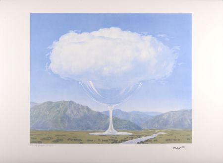Lithograph Magritte - La Philosophie et la Peinture : La corde sensible, C. 1979