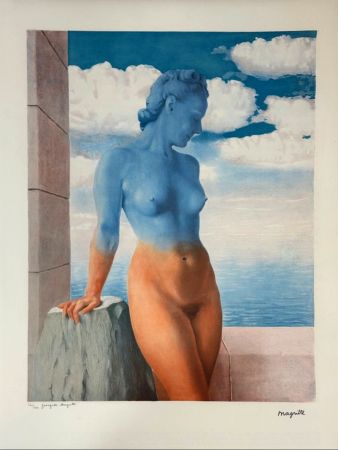 Lithograph Magritte - La Philosophie et la Peinture : La Magie noire, c. 1979