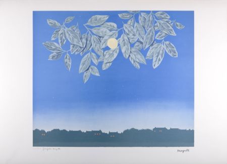 Lithograph Magritte - La Philosophie et la Peinture : La page blanche, C. 197