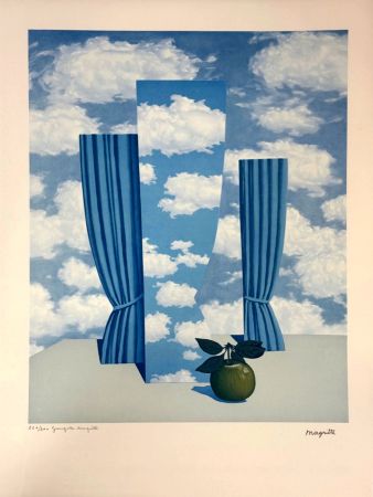 Lithograph Magritte - La Philosophie et la Peinture : Le Beau Monde, C. 1979