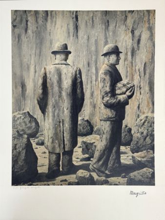 Lithograph Magritte - La Philosophie et la Peinture : Le Chant de la violette, C. 1979