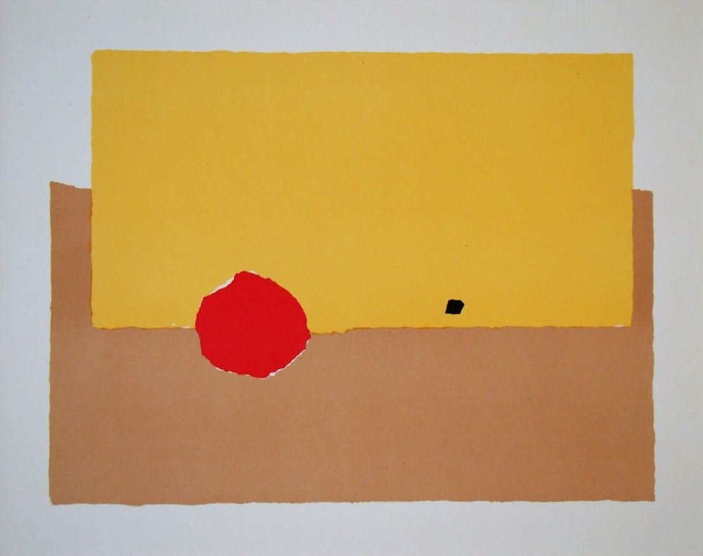 Lithograph De Stael - La pomme - 1952