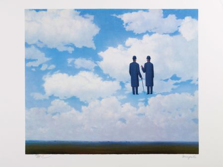Lithograph Magritte - La Reconnaissance Infinie (The Infinite Recognition)