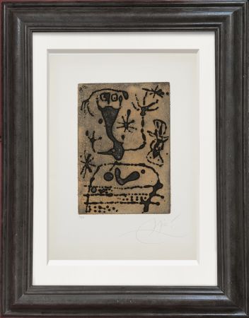 Etching Miró - La Reine des Ombres