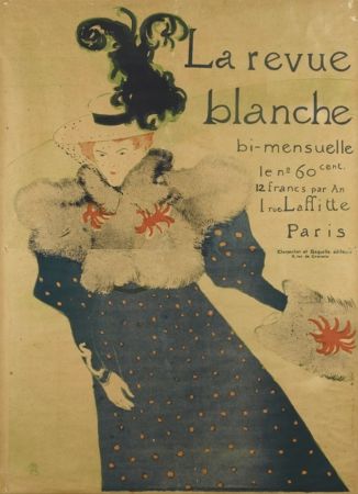 Lithograph Toulouse-Lautrec - La Revue Blanche