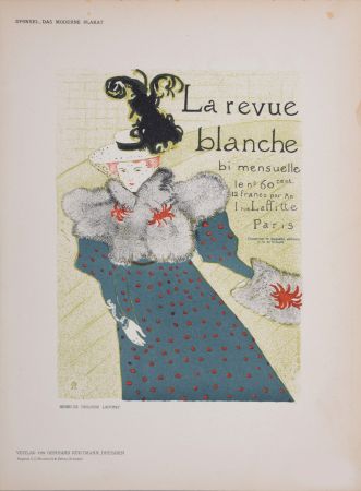 Lithograph Toulouse-Lautrec - La revue blanche, 1897 