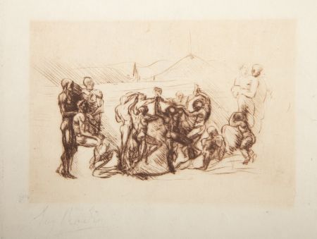 Drypoint Rodin - La Ronde