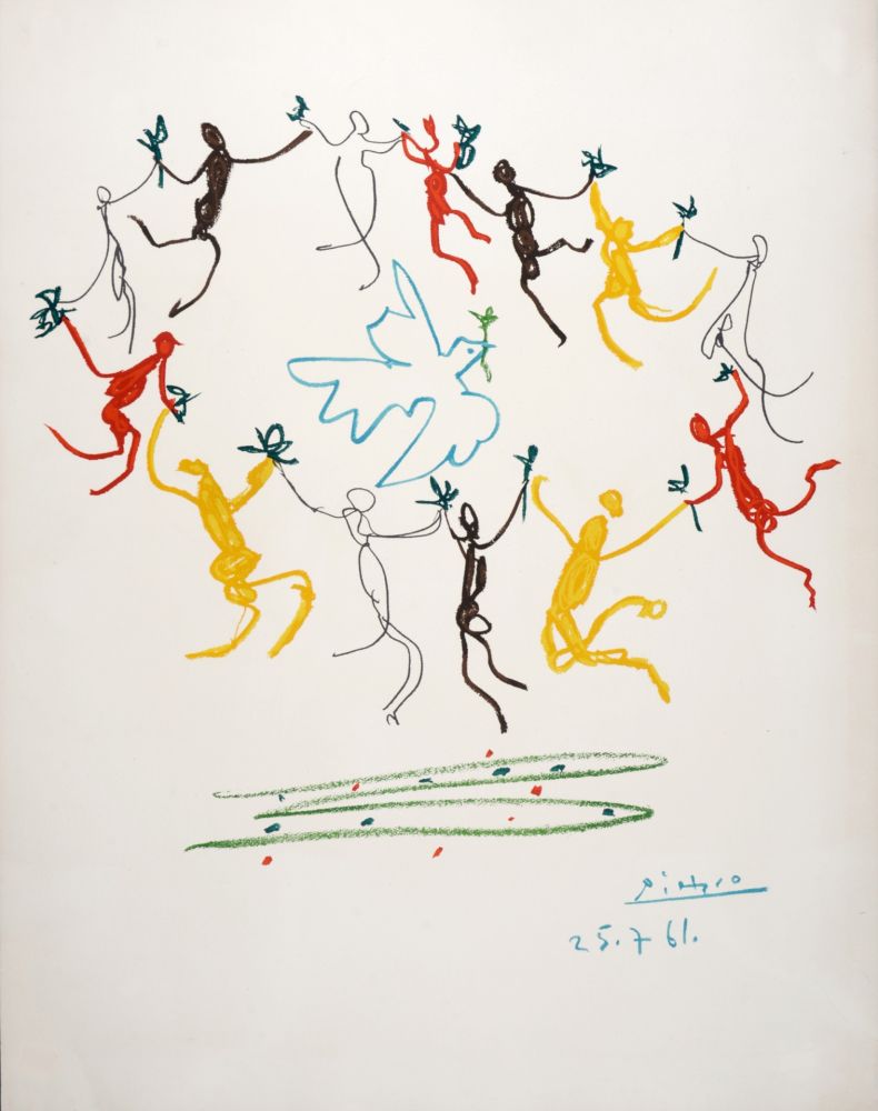 Lithograph Picasso - La Ronde de la Jeunesse, 1961