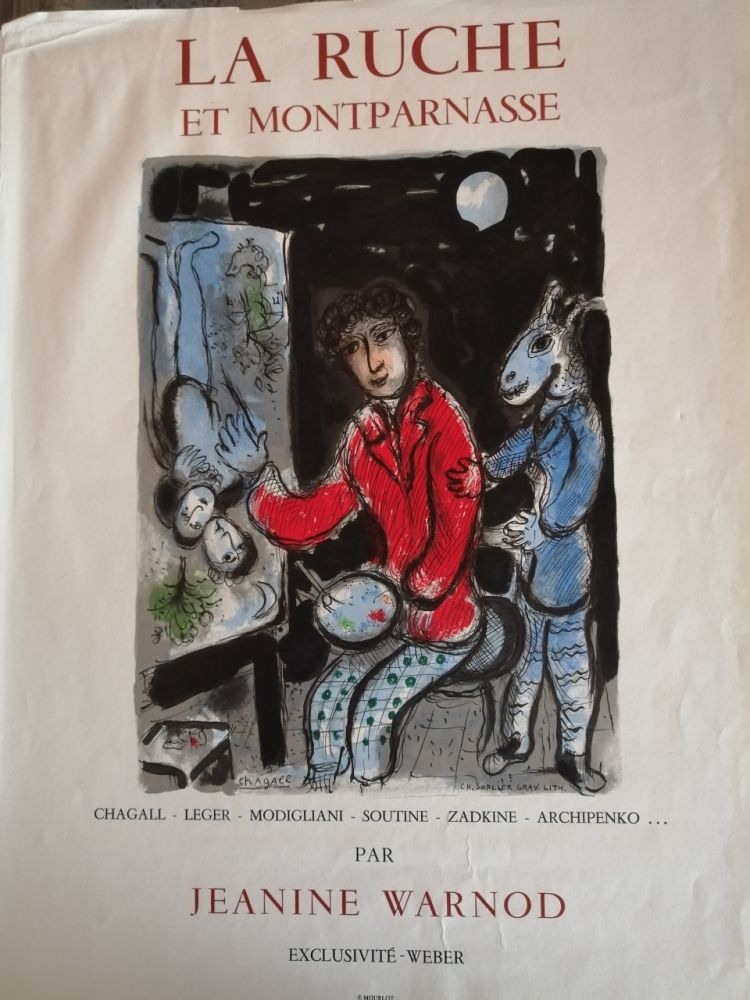 Poster Chagall - La Ruche - affiche