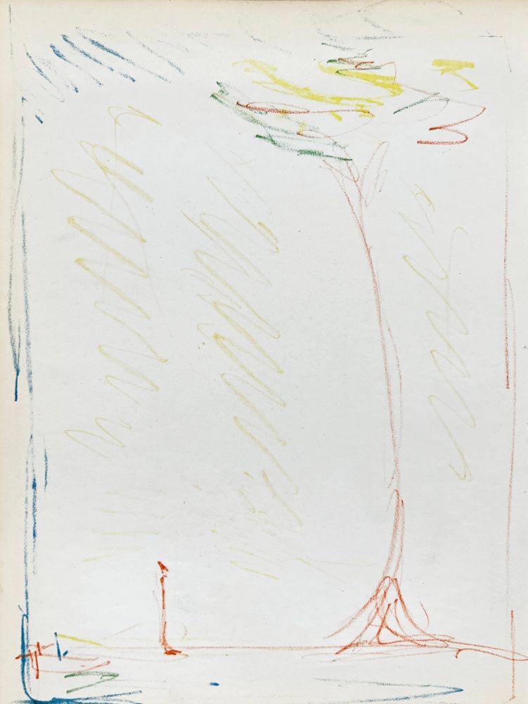 Lithograph Giacometti - La Rue & L'Arbre