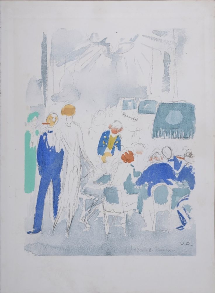 Pochoir Van Dongen - La Salle de Baccarat