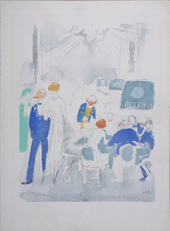 Pochoir Van Dongen - La Salle de Baccarat