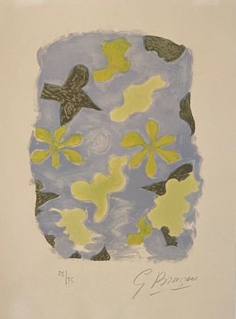 Lithograph Braque - La Sorgue 