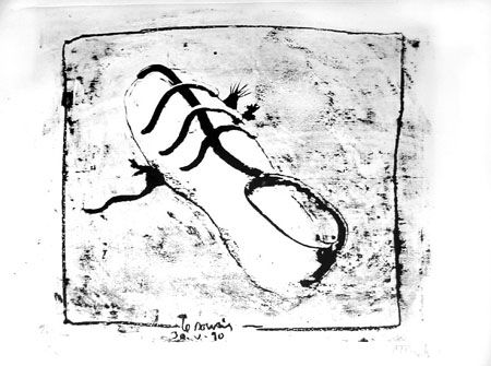 Lithograph Barcelo - La souris