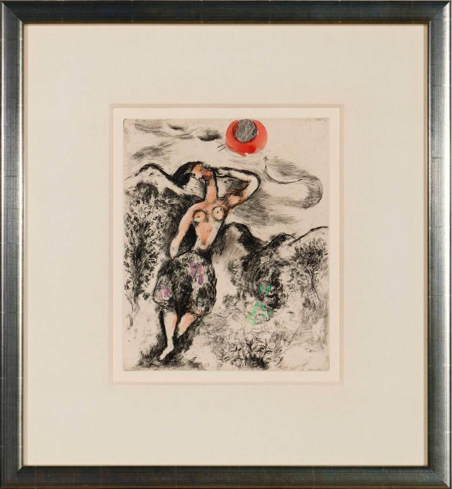 Engraving Chagall - La Souris Metamorphosée en Fille (The Mouse Transformed into a Girl)