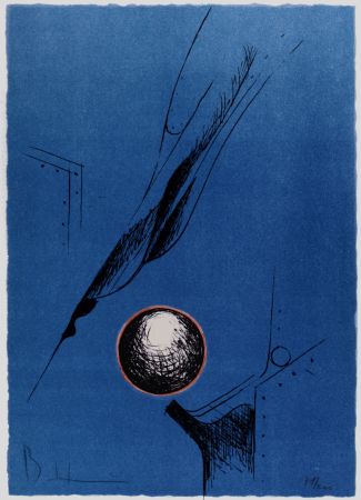 Lithograph Heiliger - La Sphère, 1979 - Hand-signed
