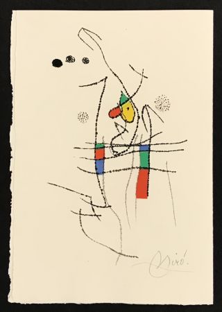 Etching Miró - La Spirale 1