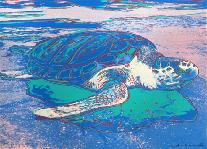 Screenprint Warhol - La Tortue