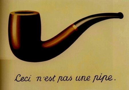 Lithograph Magritte - La trahison des images (Ceci n'est pas une pipe)