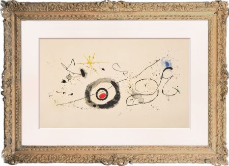 Lithograph Miró - La traversée du miroir